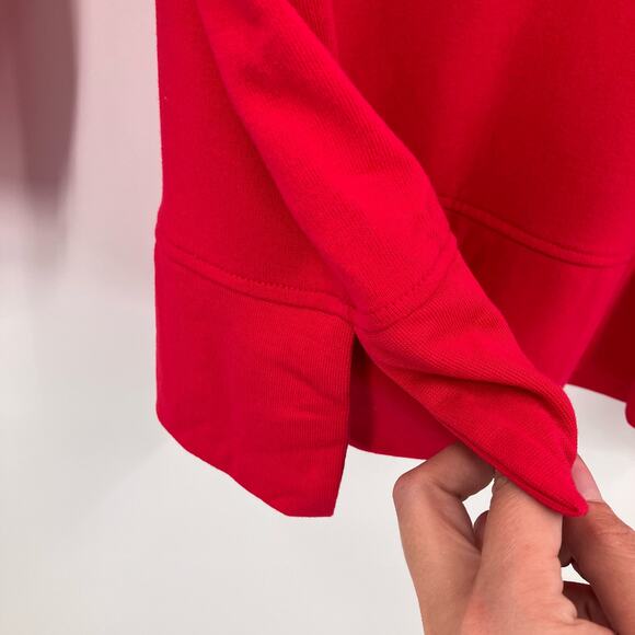 Isabel Maternity Target Red White Santa Baby Christmas Holiday Sweatshirt Top - Picture 6 of 6